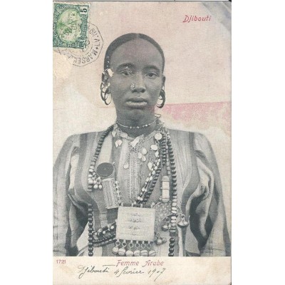 République de Djibouti - Femme Arabe 1900